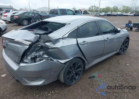2020 Honda Civic Sport from USA, damaged, VIN 19XFC2E88LE026577